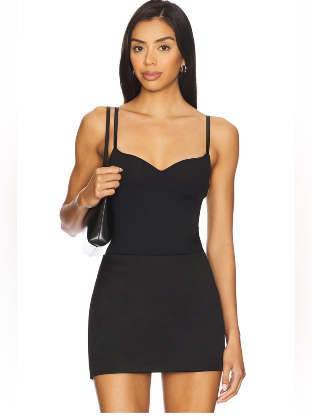 fleur du mal Scooped Neck Built-in Bra Cami